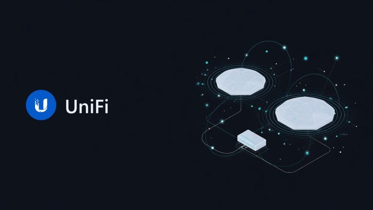 UniFi logo beside an illustration for the article: Unifi WiFi 6 vs WiFi 7: What's Changing and What to Expect