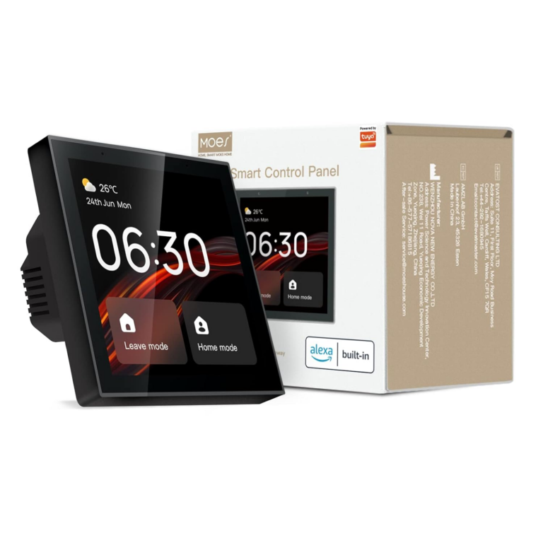 Review: MOES Smart Home Control Panel (Alexa Built-in, 4” Touch Screen, Zigbee Gateway)