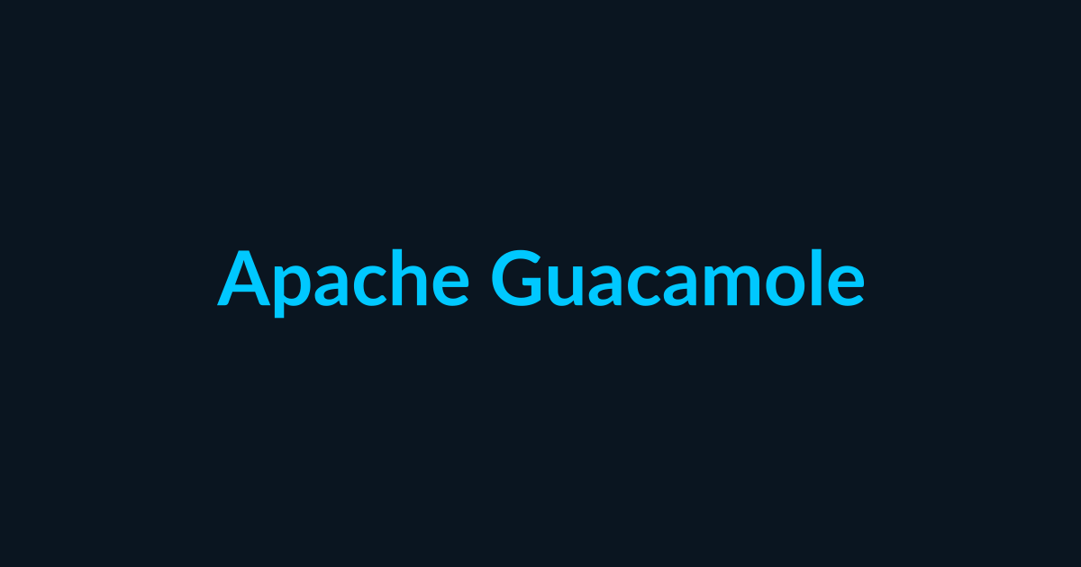 Apache Guacamole: Clientless Browser-Based Remote Desktop Gateway (2026 ...