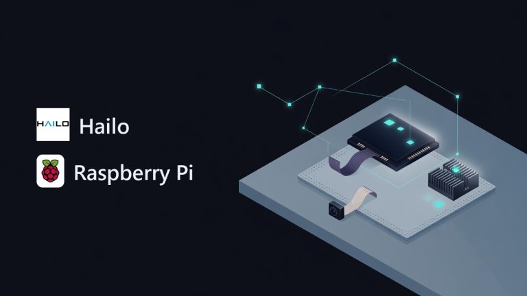 Hailo and Raspberry Pi logos beside an illustration for the article: Hailo-8L on Raspberry Pi 5: the install I keep notes on